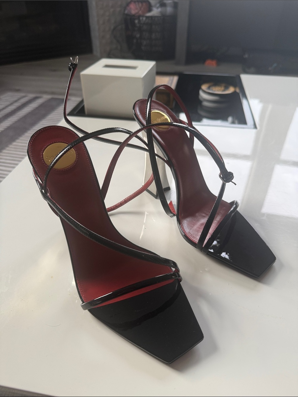 Saint Laurent Vernice Seta Soft Heels Size 39 -YSL great condition - Picture 2 of 5